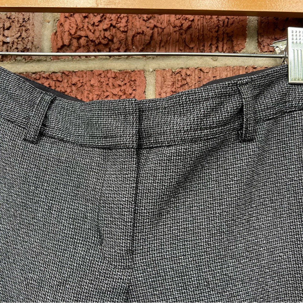 Express Dark Gray Textured Columnist Mid Rise Dre… - image 3